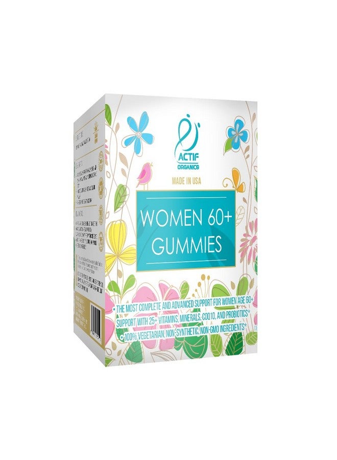 ACTIF Women Age 60+ Gummies with 25+ Advanced Factors, CoQ10, and Probiotics - Non GMO, Made in USA, 90 Count - Image 5