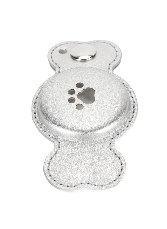 Thoraya - Item Finder Case Multifunctional Prevent Loss Soft Durable for Airtag Tracking Device Holder for Travel Car Key Silver - Image 1