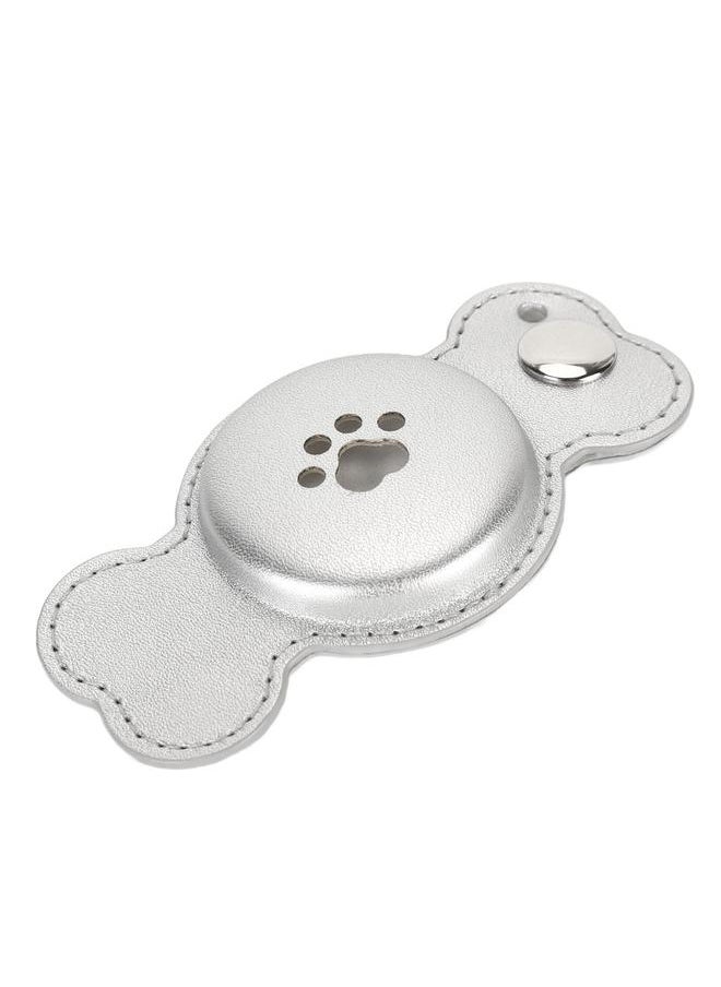 Thoraya - Item Finder Case Multifunctional Prevent Loss Soft Durable for Airtag Tracking Device Holder for Travel Car Key Silver - Image 1