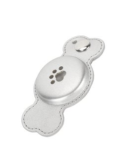 Thoraya Item Finder Case Multifunctional Prevent Loss Soft Durable for Airtag Tracking Device Holder for Travel Car Key Silver  - Image 4