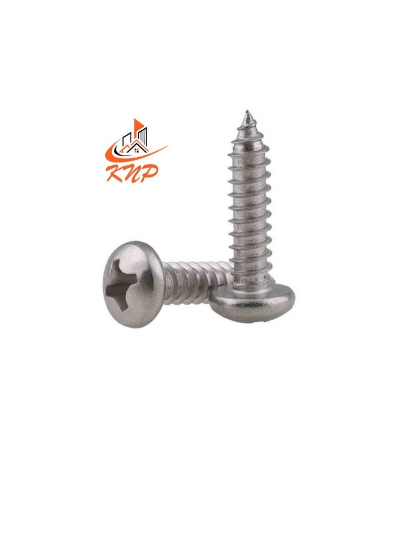 KNP KNP Pan Head Self-Tap Screws - Pack of 50 (3/4" x 4g) - Image 3