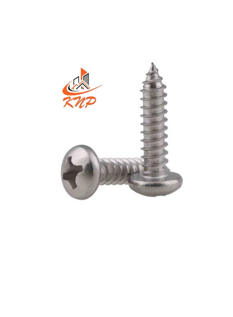 KNP KNP Pan Head Self-Tap Screws - Pack of 50 (3/4" x 4g) - Image 2