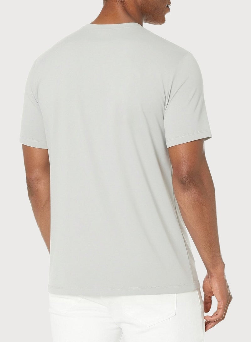 QUASER Mens T-Shirt O-Neck Sports Short Sleeves,Everyday Tee For Men,Comfortable Soft Men's T-shirt - Image 5