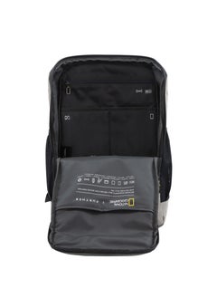 NATIONAL GEOGRAPHIC National Geographic Shadow RPET Backpack Grey, Durable Water Resistant Multi Compartments, Belt Loop, RFID Pocket, Ample Storage Padded Computer Bag For Travel Business Office Men Women School  - Image 4