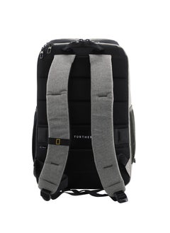 NATIONAL GEOGRAPHIC National Geographic Shadow RPET Backpack Grey, Durable Water Resistant Multi Compartments, Belt Loop, RFID Pocket, Ample Storage Padded Computer Bag For Travel Business Office Men Women School  - Image 3