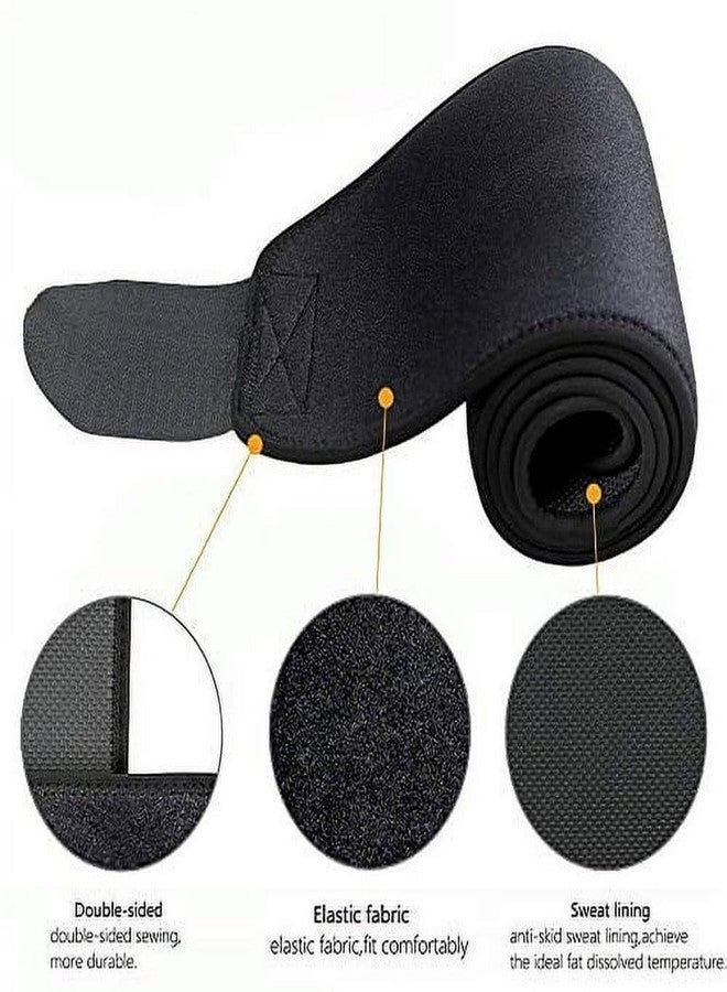 ZEDAN Neoprene Sweat & Stomach Belt for Men & Women | Non-Tearable, Sauna & Waist Trainer | Tummy Belt Shapewear | for Exercise & Workout - Black - Image 5
