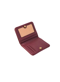 Pavo Burgundy Pocket Wallet  - Image 4
