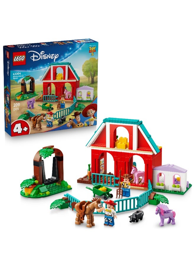LEGO Disney and Pixar Toy Story 5 Blaze’s Horse Ranch 43304 (Age 4+, 209 Pieces) - Image 1