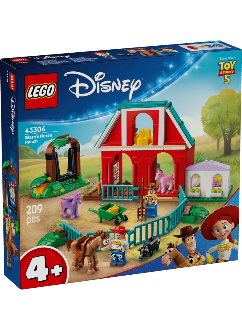 LEGO Disney and Pixar Toy Story 5 Blaze’s Horse Ranch 43304 (Age 4+, 209 Pieces) - Image 3