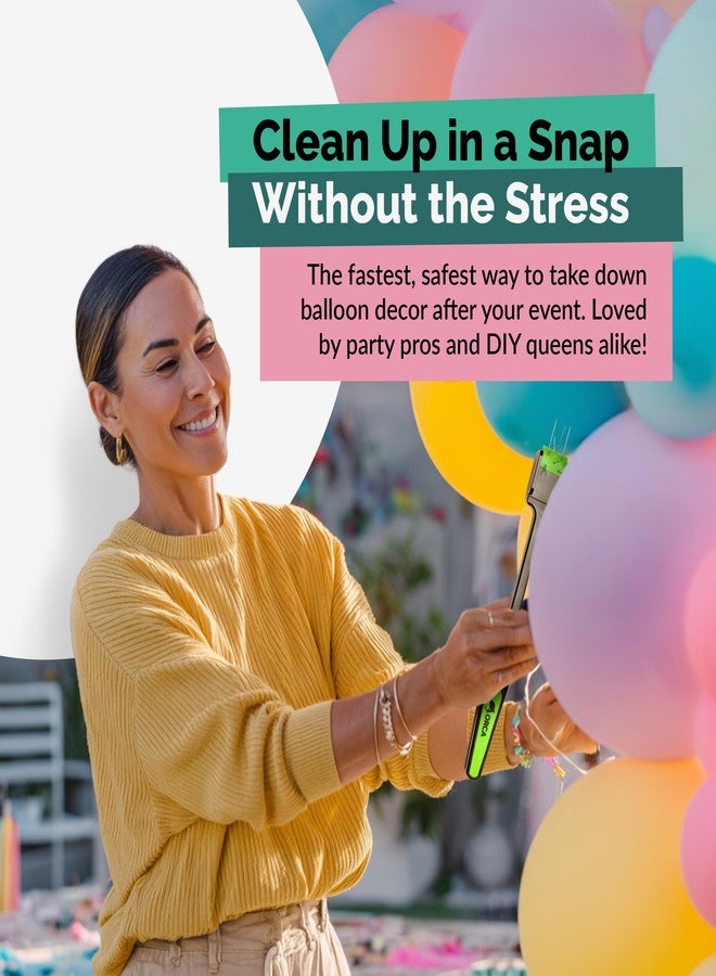 ORCA Balloon Popper Tool | Balloon Striker Popping Tool, Truena y Revantar Los Globos, Balloons Accessories for Businesses and Artists To Pop and Remove Arrangements of Balloons - Image 4