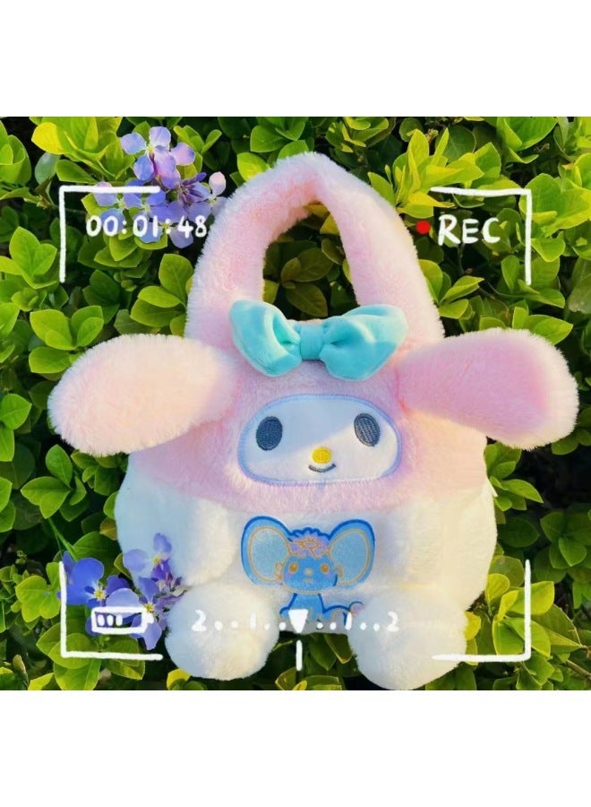 Cartoon Kids Mini Backpack Girls Single Shoulder Crossbody Bag Doll Handbag Makeup Bag Japanese Style Coin Purse Children's Toy-Color:Pink 4  - Image 1