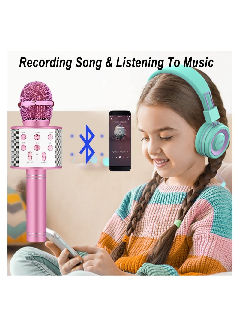 Girl Toys Microphone for Kids,Birthday Gifts for 3-12 Year Old Girls,Kids Toys for Girls Age 3 4 5 6 7 8 9 10 Year Old Girls Gifts Idea - Image 4