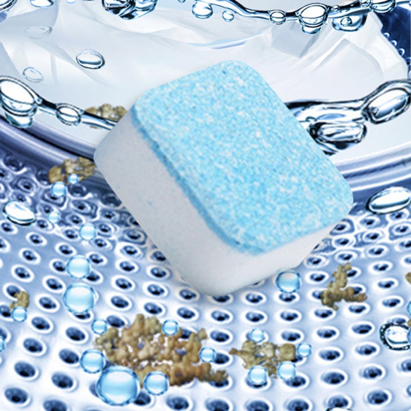 12PCS Laundry Effervescent Tablets Washing Machine Effervescent Tablets Cleaner Laundry Deep Cleaning Remove Odor Decontamination Tablets - Image 4