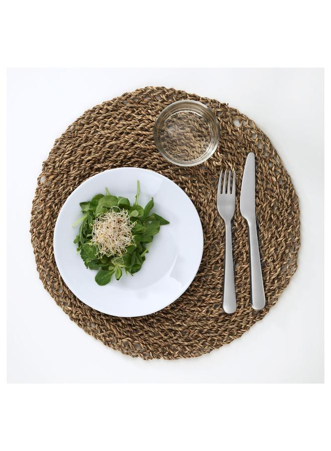 Zaboon Place mat, natural/seagrass, 37 cm - Image 2
