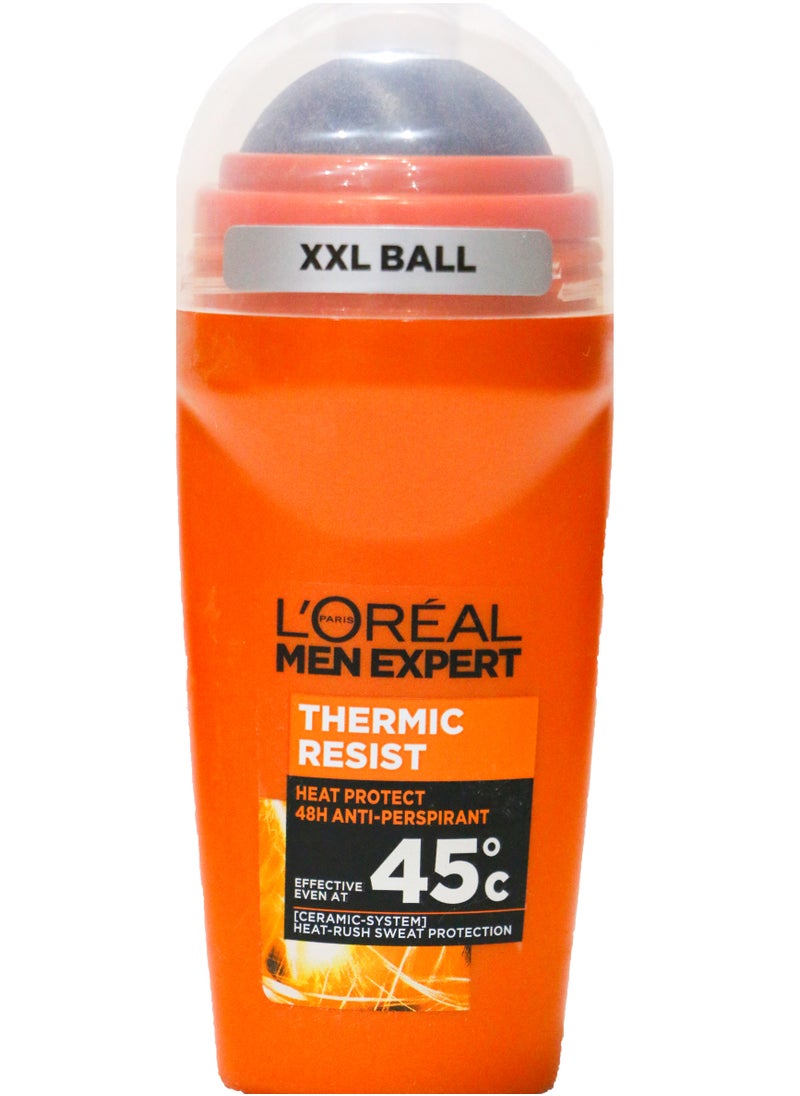 L'OREAL PARIS - Loreal Paris Antiperspirant Men Expert Thermic Resist Roll On  50ml - Image 1