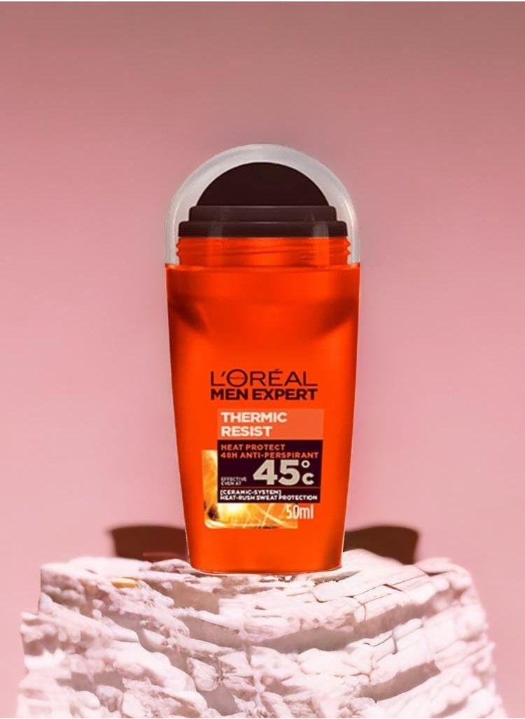 L'OREAL PARIS - Loreal Paris Antiperspirant Men Expert Thermic Resist Roll On  50ml - Image 1