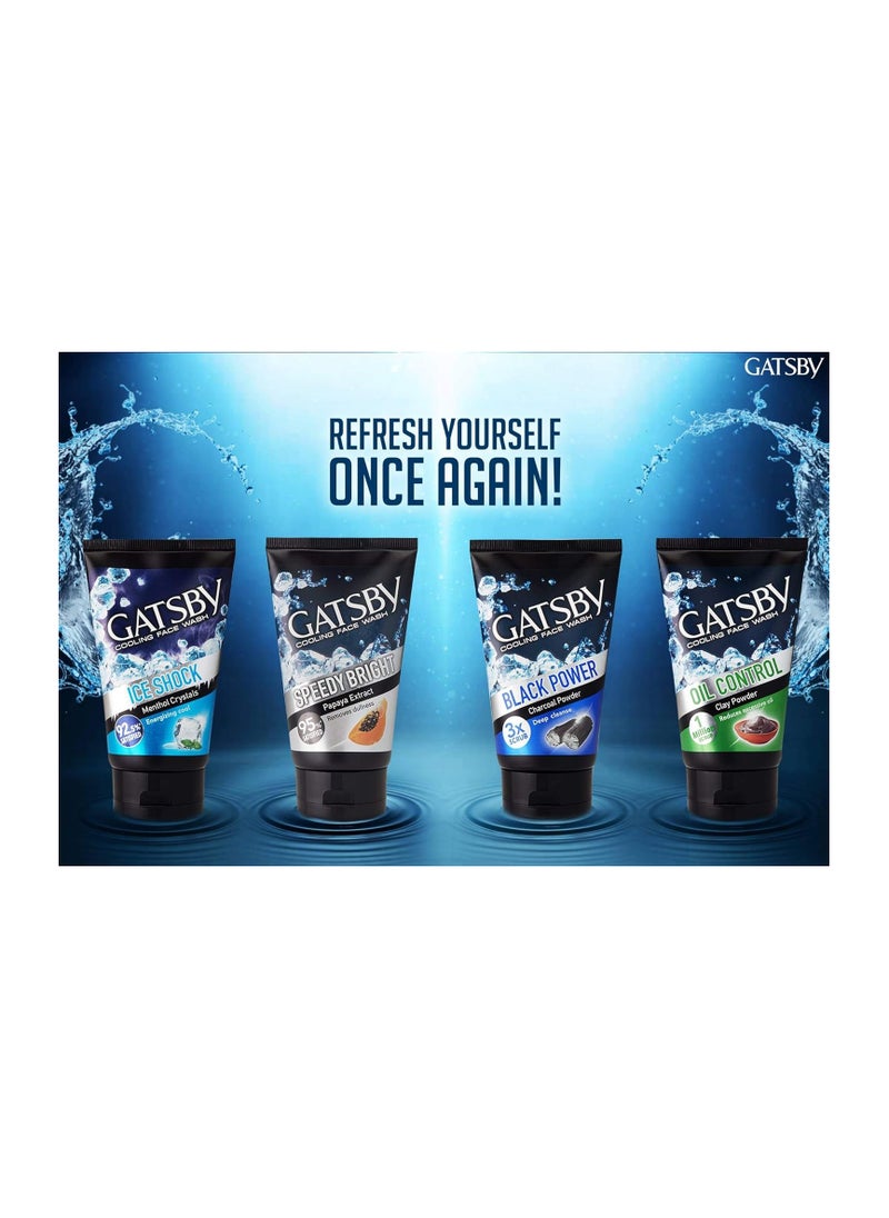 GATSBY Gatsby Cooling Face Wash, Perfect Clean, 100g  - Image 4