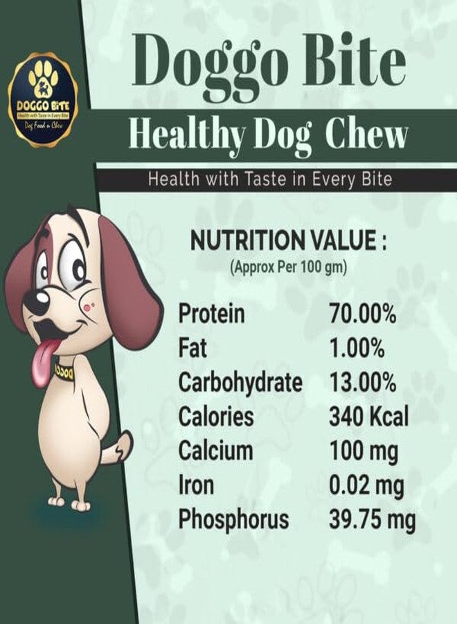 DOGGO BITE Rawhide Bones Dog Bone Highly Digestible|100% Edible High Protein| Long-Lasting Dog Chew Enriched with Calcium, Healthy Bone Treats-6 Inches| 1 Bone (for Small-Medium and Large Size Dogs) - Image 5