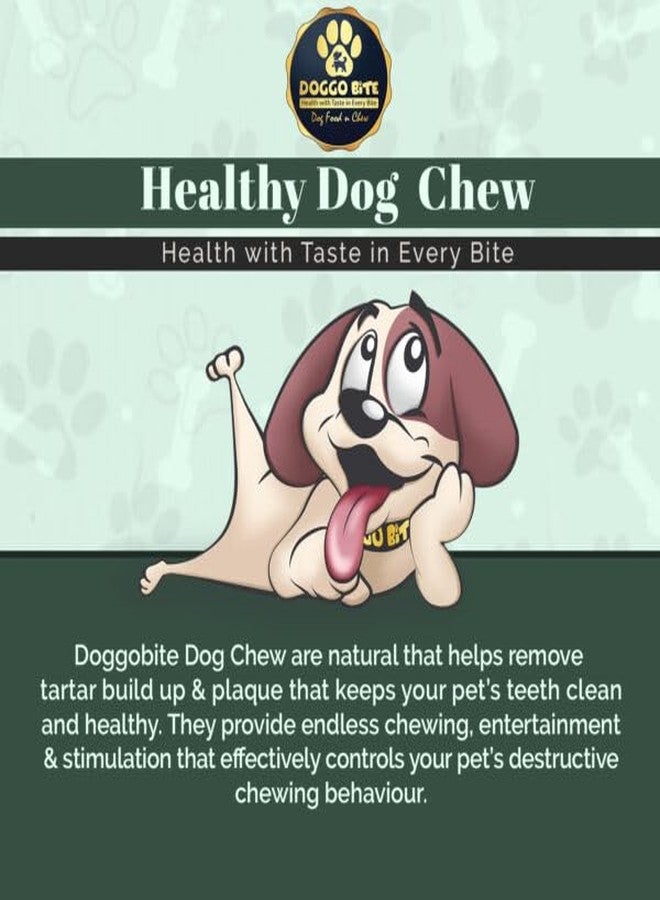 DOGGO BITE Rawhide Bones Dog Bone Highly Digestible|100% Edible High Protein| Long-Lasting Dog Chew Enriched with Calcium, Healthy Bone Treats-6 Inches| 1 Bone (for Small-Medium and Large Size Dogs) - Image 4