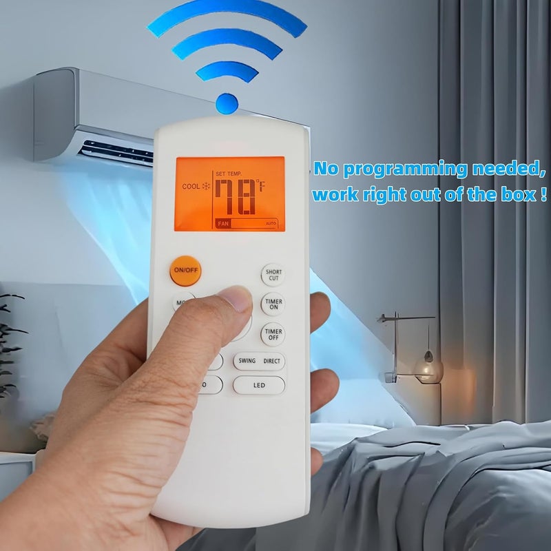 Replacement Remote Control for Senville SENA-18HF-MO SENA-30HF-MO SENA-18HF SENA-18HF-Z SENA-30HF SENA-36HF SENA-36HF-Z Mini Split Air Conditioner - Image 3