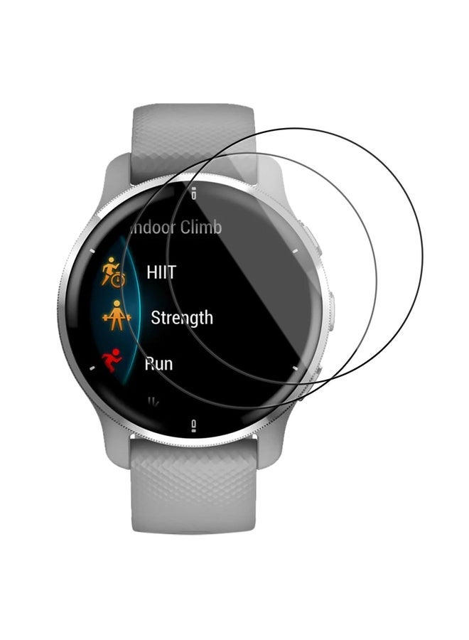 HuHa For Garmin Venu 2 Plus 2pcs xDfind Curved 3D Composite Material Soft Film Screen Protector - Image 1