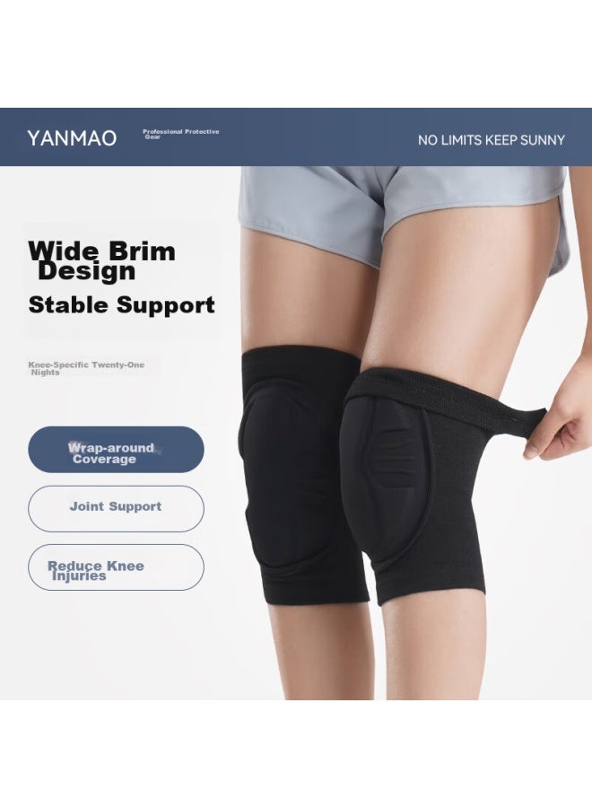 Yanmao Volleyball Knee Pads, Professional Anti-collision, Specialized For Basketball, Tactical Crawling, Sports, Dance, Kneeling, Knee Protectors For Women, 1 Pair, Size M - Image 2