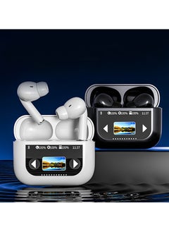 Wireless Bluetooth Earphones with Touch Control Noise Cancellation Compatible with Android and iOS