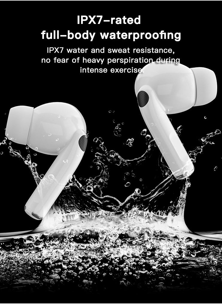 Generic - Wireless Bluetooth Earphones with Touch Control Noise Cancellation Compatible with Android and iOS - Image 1