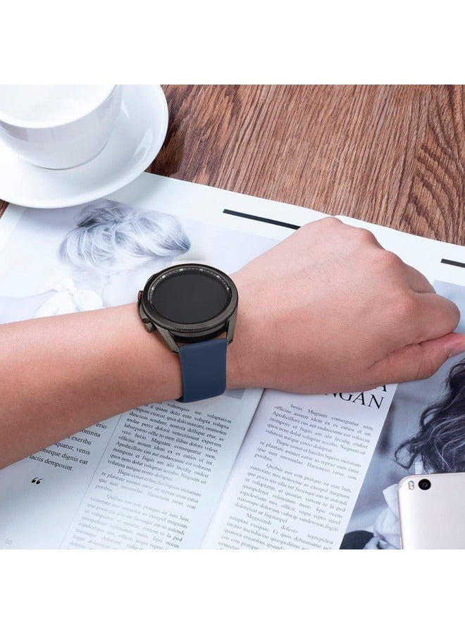 ELTRAZONE 22mm Soft and Breathable Silicone Watch Band – Replacement Strap for Xiaomi, Samsung, and Huawei Watches - Image 4