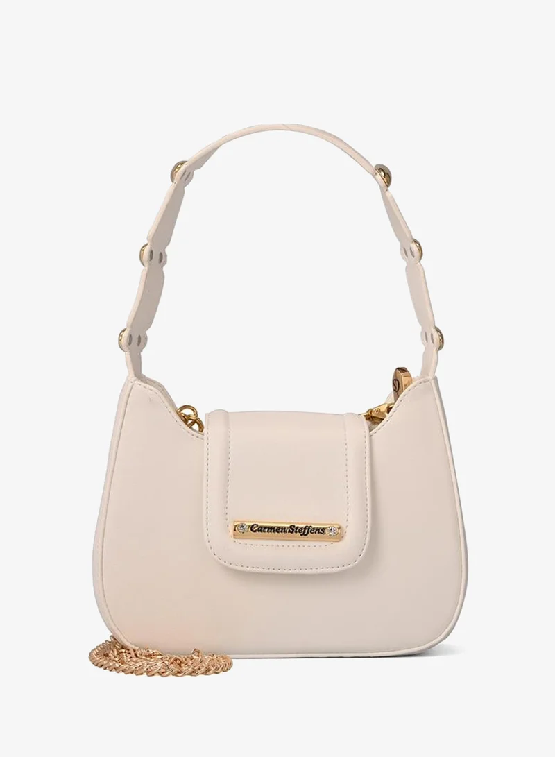 Carmen Steffens Hobo Bag Metals White