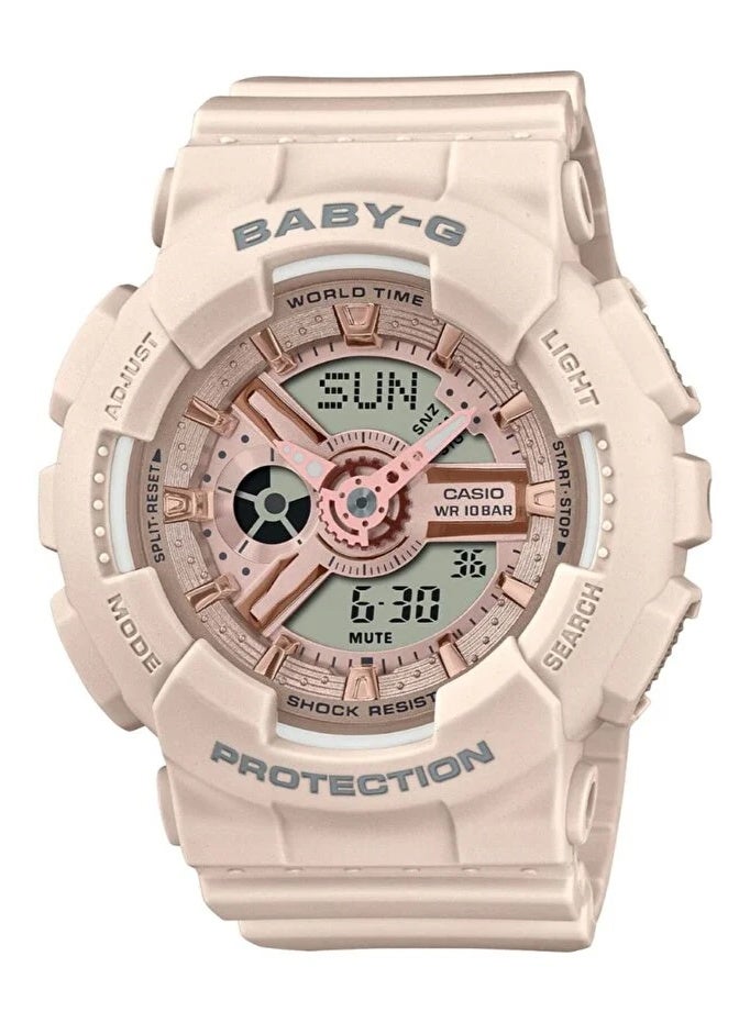 Casio Baby-G BA-110XCP-4A "Pink Champagne" Analog-Digital Shock Resistant Women's Watch - Image 1