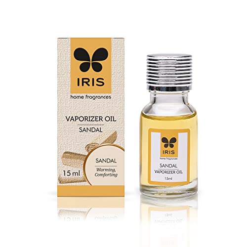 IRIS Sandal Fragrance Vaporizer with 15 ml Oil (Beige, Free Size) - Image 1