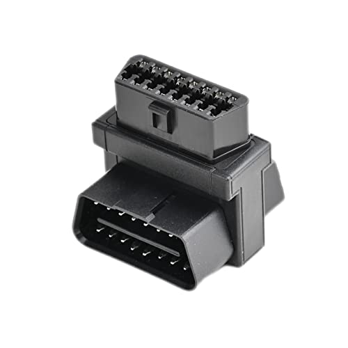 OLLGEN Mini Size OBD2 OBDII Full 16 Pin Male to Dual Female Adapter for Diagnostic Extender 1 to 2 OBD Port Extension Converter Connector - Image 2