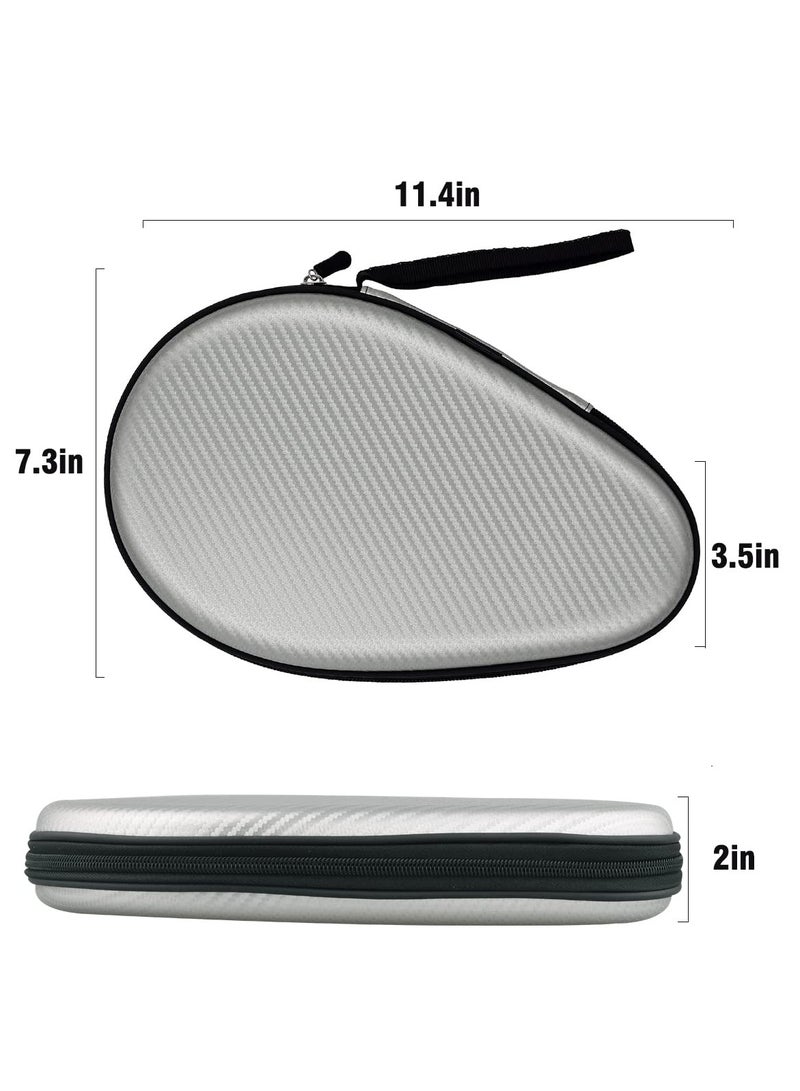 Nariele Ping Pong Paddle Case, Table Tennis Racket Pocket Table Tennis Racket Cover Hard Shell Ping Pong Portable Storage Bag for Carry  Protect Ping Pong Paddle Drop-resistant and Durable - Image 3