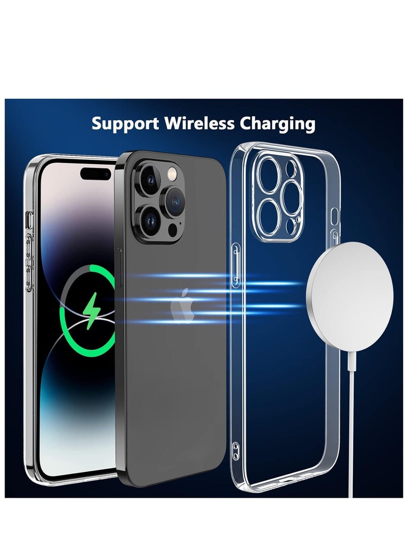 Raxoom Premium Clear Case Compatible with iPhone 14 Pro Back Cover With Full Camera Lens Coverage, Anti-Yellowing & Slim Case - Image 5