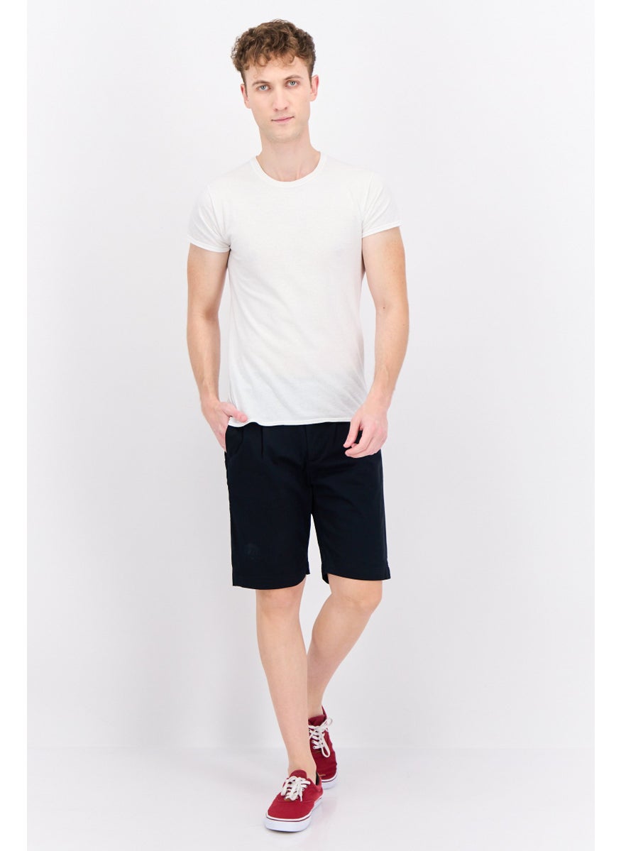 Gazzarrini - Men Solid Chino Shorts, Black - Image 1