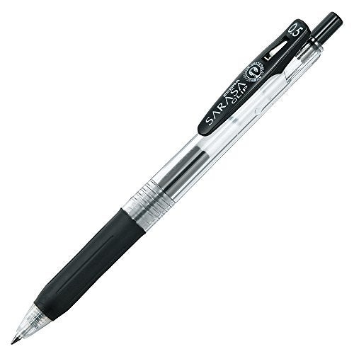 Zebra Pen ZEBRA PJJ15BK10 Gel Ballpoint Pen Sarasa Clip 05 Black 10 Pens - Image 3