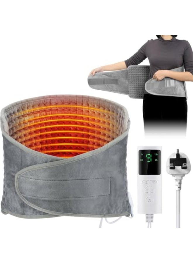 Generic Modanoir Heating Pad, Electric Waist Heating Pad for Back Pain and Cramps, Electric Fast Heat Pad with LCD Controller, 9 Heating Levels, 4 Gears Timing, Soft Touch & Machine Washable 12"x50" - Image 1