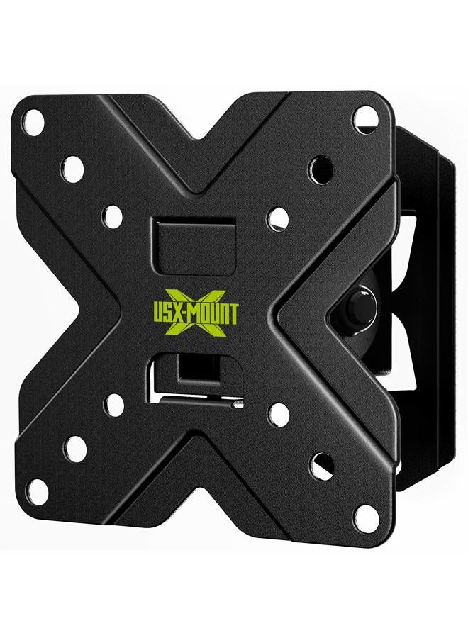 USX MOUNT TV Wall Mount Monitor Mount Bracket with Adjustable Tilt Swivel for 10inch to 26inch LED LCD OLED TVs and Monitors - VESA Size Up to 100x100mm and Weight Capacity Up to 22lbs-XMS002 - Image 1
