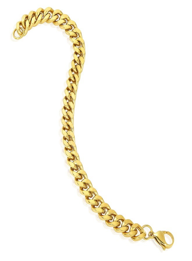 إنفيكتا سوار رجالي من إنفيكتا للمجوهرات، مصنوع من الفولاذ المقاوم للصدأ، بسلسلة كبح (8.5 مم) - 8.5 بوصة، مقاس واحد، بدون أحجار كريمة - Image 5