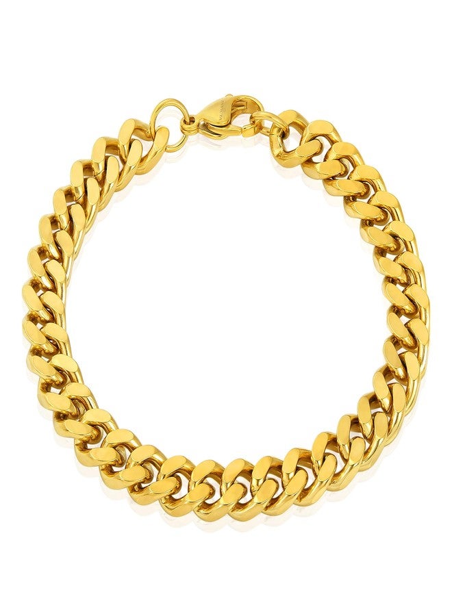 إنفيكتا سوار رجالي من إنفيكتا للمجوهرات، مصنوع من الفولاذ المقاوم للصدأ، بسلسلة كبح (8.5 مم) - 8.5 بوصة، مقاس واحد، بدون أحجار كريمة - Image 1