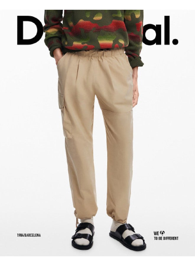 DESIGUAL بنطلون كارجو ضيق جديد للرجال لخريف/شتاء 2025 - Image 1
