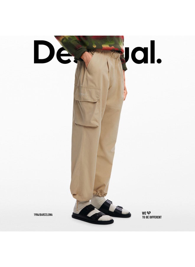 DESIGUAL بنطلون كارجو ضيق جديد للرجال لخريف/شتاء 2025 - Image 4