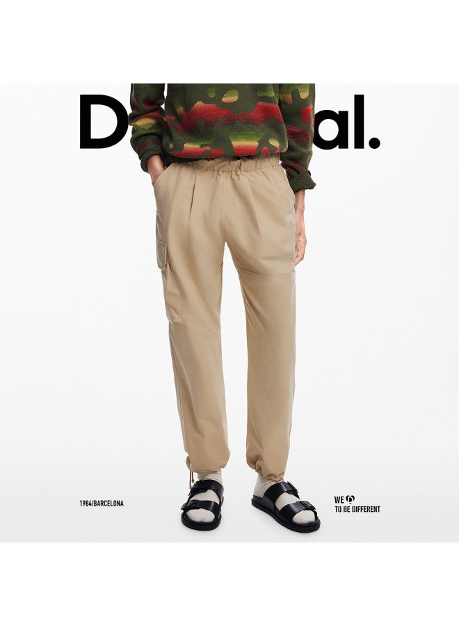 DESIGUAL بنطلون كارجو ضيق جديد للرجال لخريف/شتاء 2025 - Image 2