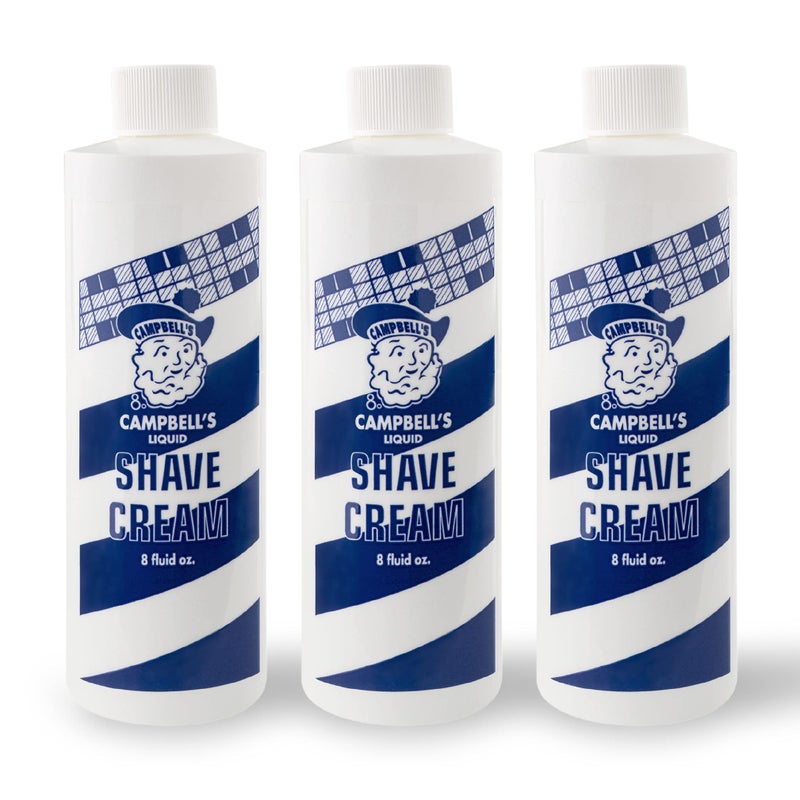 Campbell'S Campbellâ€™s Liquid Shave Cream Lather, Barber Shaving Cream Lather, Professional Shaving Supplies and Products, 8 Ounces, (Pack of 3) - Image 2