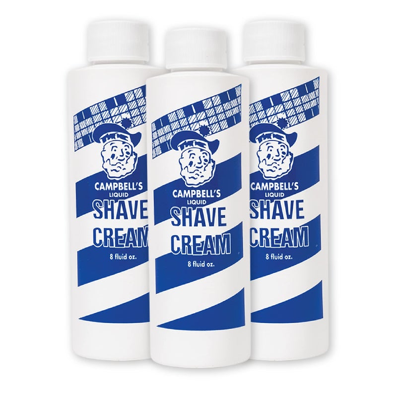 Campbell'S Campbellâ€™s Liquid Shave Cream Lather, Barber Shaving Cream Lather, Professional Shaving Supplies and Products, 8 Ounces, (Pack of 3) - Image 1