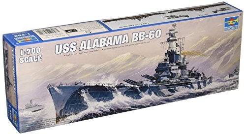 Trumpeter 1/700 USS Alabama BB60 Battleship Model Kit - Image 1