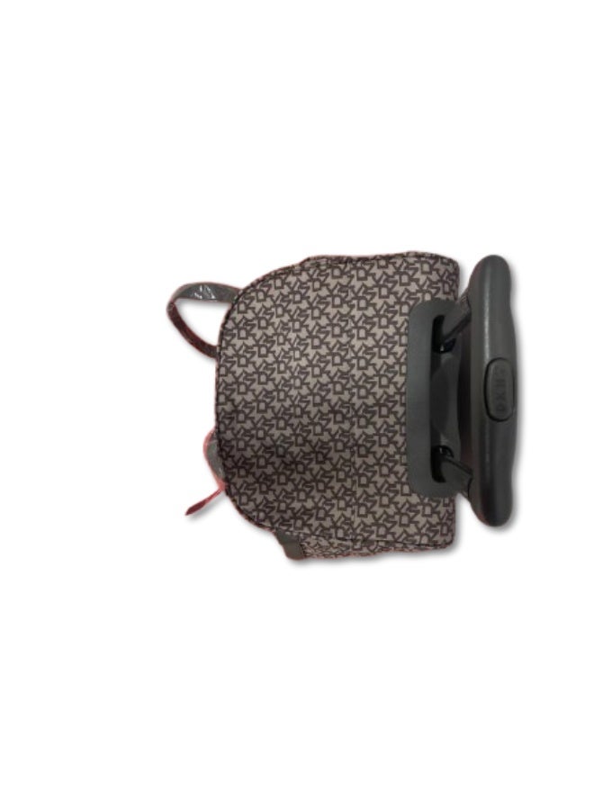 دكني حقيبة دافل بعجلات بتوقيع  فينتيج - لون حديددخان - Image 5