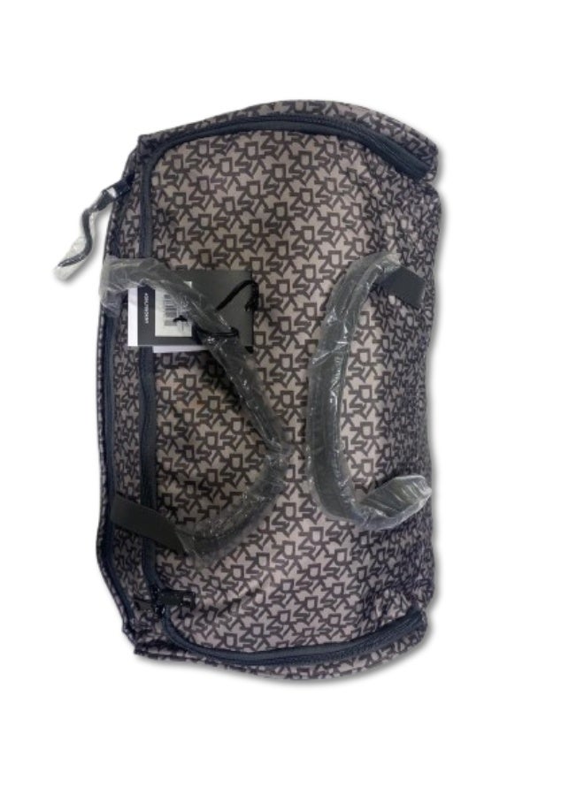 دكني حقيبة دافل بعجلات بتوقيع  فينتيج - لون حديددخان - Image 3