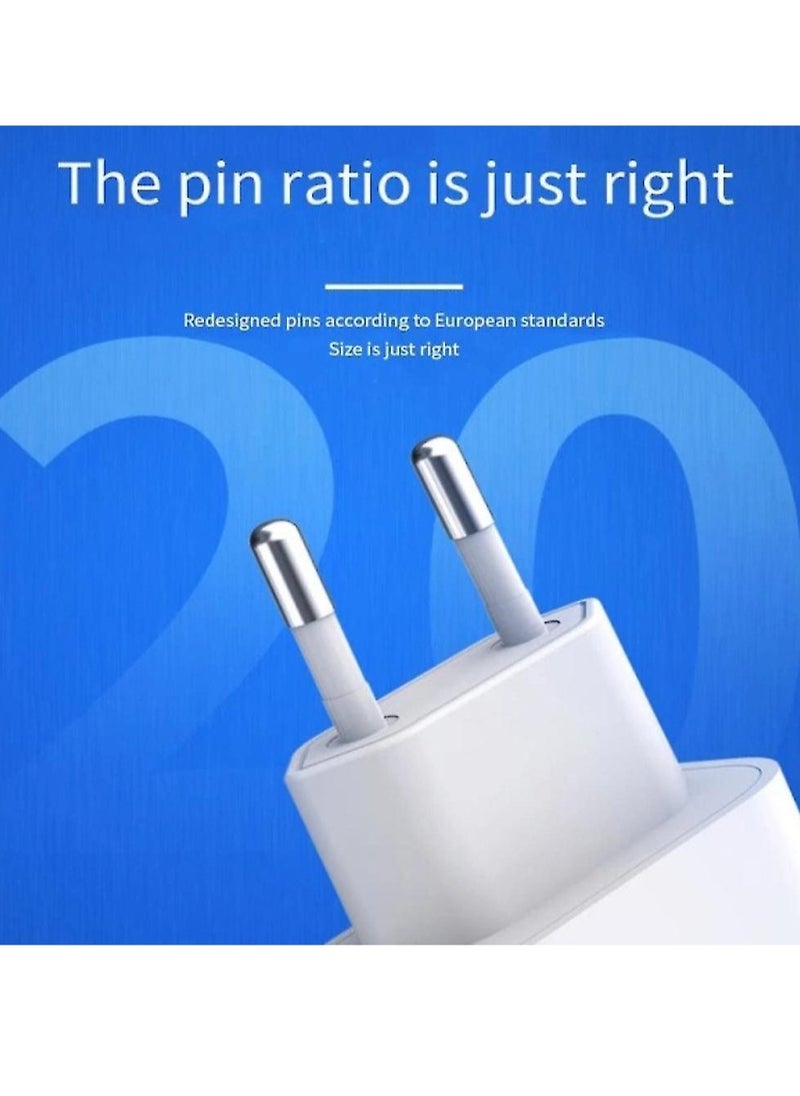 ELTRAZONE - 20W Iphone Ipad Fast Charger Apple Usb-c Power Adapters - Image 1